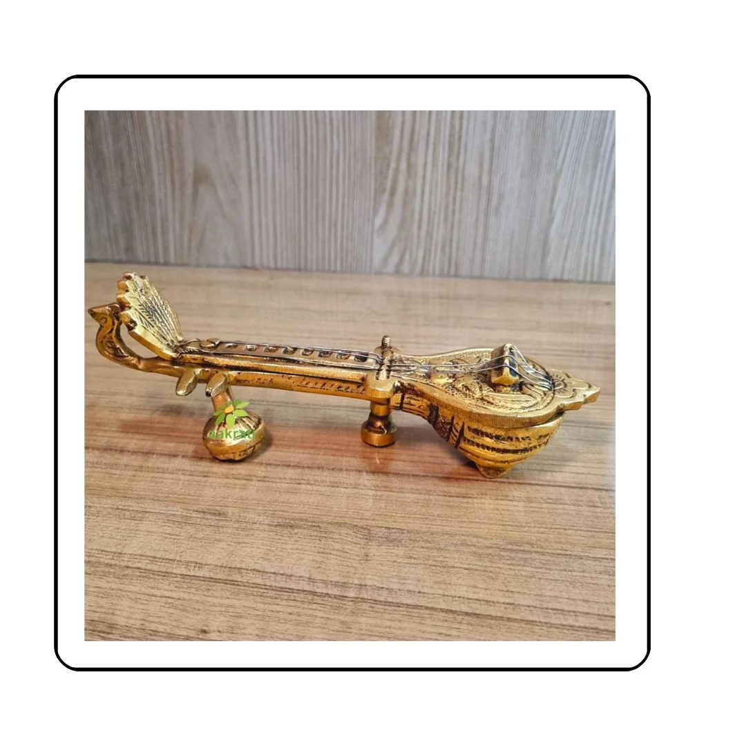 Brass Sitar & Tabla Set - Sitar View