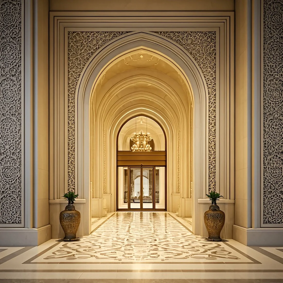 Elegant Indian Entranceway