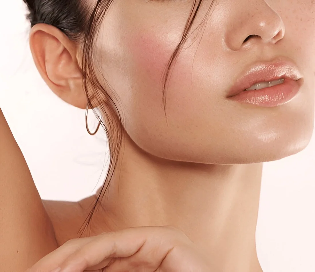 Lady with Perfect Healthy Skin