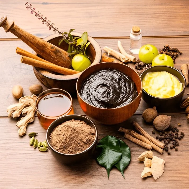 Chyawanprash with all its Herbal Components